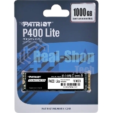 Накопитель SSD Patriot P400 Lite 1Tb M.2 2280 NVMe PCle 4.0 x4 R3500/W2700 TbW 560Tb 3D NAND with HS
