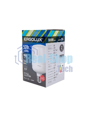 Лампа светодиодная Ergolux 14329 LED-HW-50W-E40-6K PRO 50Вт E27/E40 6500К 150-260В