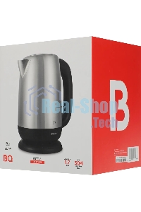 Чайник электрический BQ KT1821S черный/стальной, 2200 Вт, 1.7 л