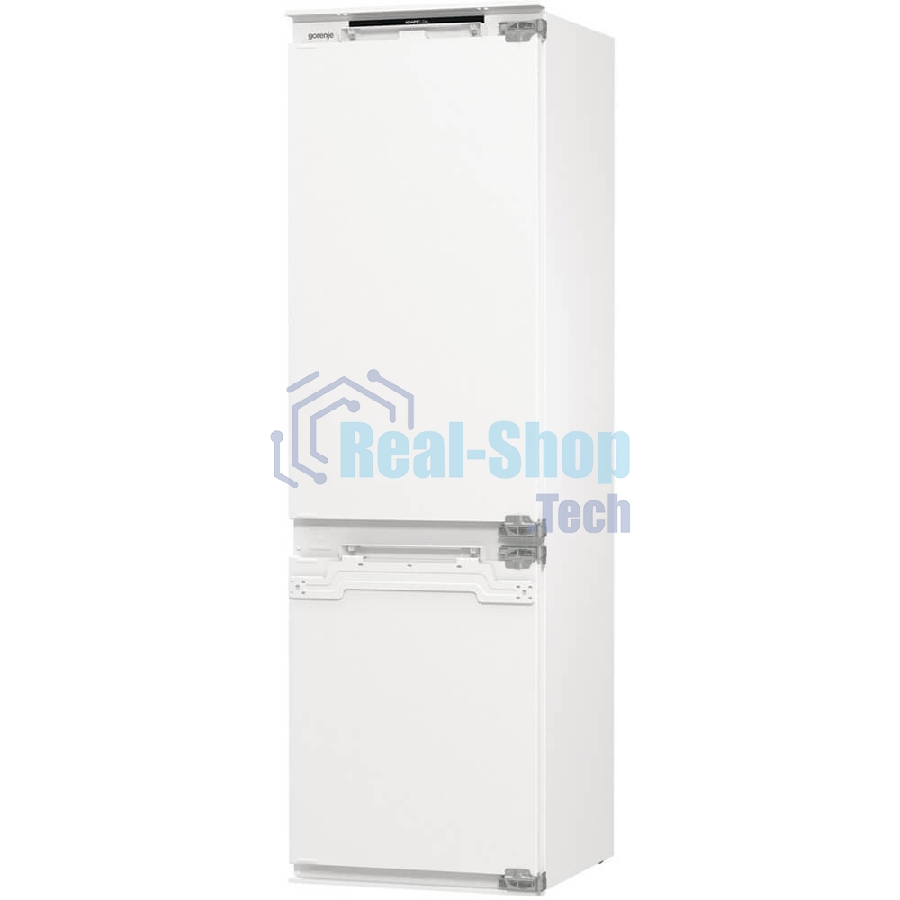 Встраиваемый холодильник Gorenje NRKI517142, полезный объем 243 л, электронное управление, цифровой дисплей, автоматическое размораживание No Frost, быстрое замораживание, интенсивное охлаждение, зона свежести с контролем влажности, слайдерное крепление, энергоэффективность А+