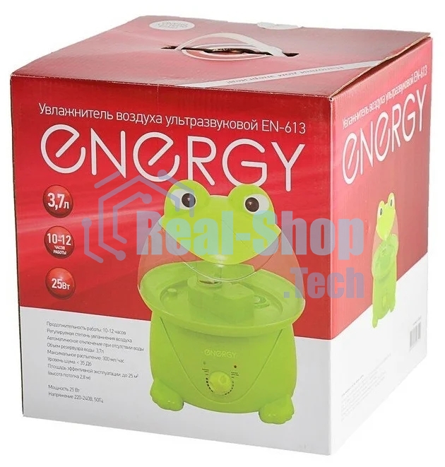 Увлажнитель воздуха Energy EN-613 лягушка, 3,7л, 25Вт, 220B / 50Гц. (в уп. 6 шт)