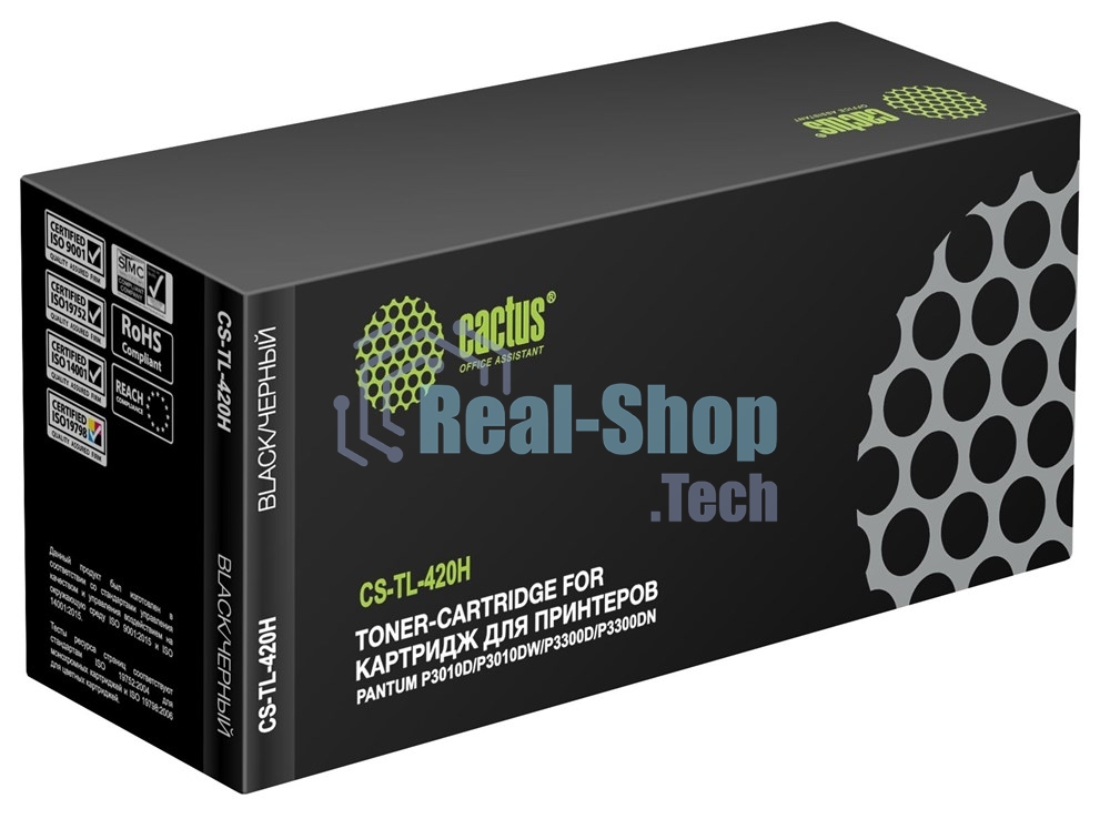 Картридж лазерный Cactus CS-TL-420H TL-420H черный (3000 стр.) для Pantum P3010D/P3010DW/P3300D/P3300DN/P3300DN