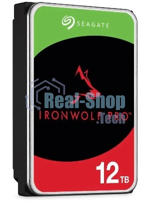 Жесткий диск Seagate SATA-III 12Tb ST12000NT001 NAS Ironwolf Pro 512E (7200rpm) 256Mb 3.5