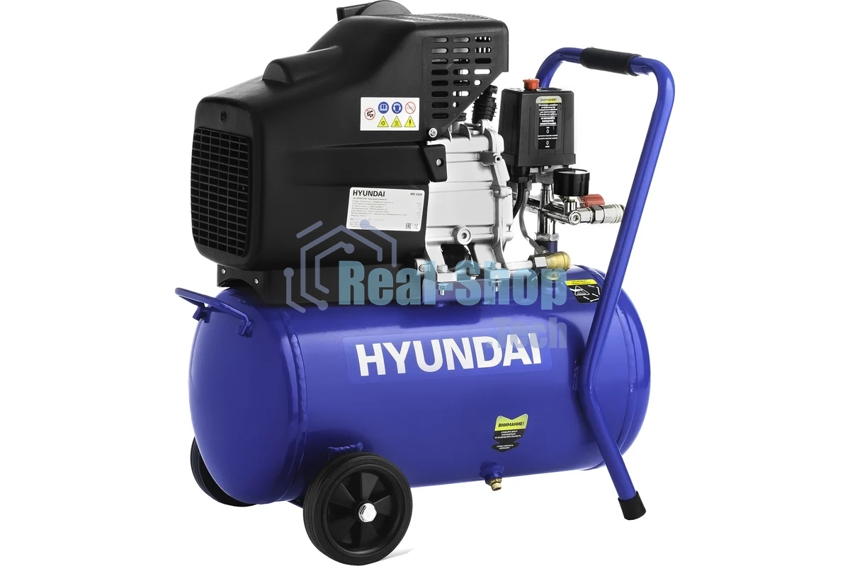 Компрессор поршневой Hyundai HYC 2324 масляный 230л/мин 24л 1500Вт