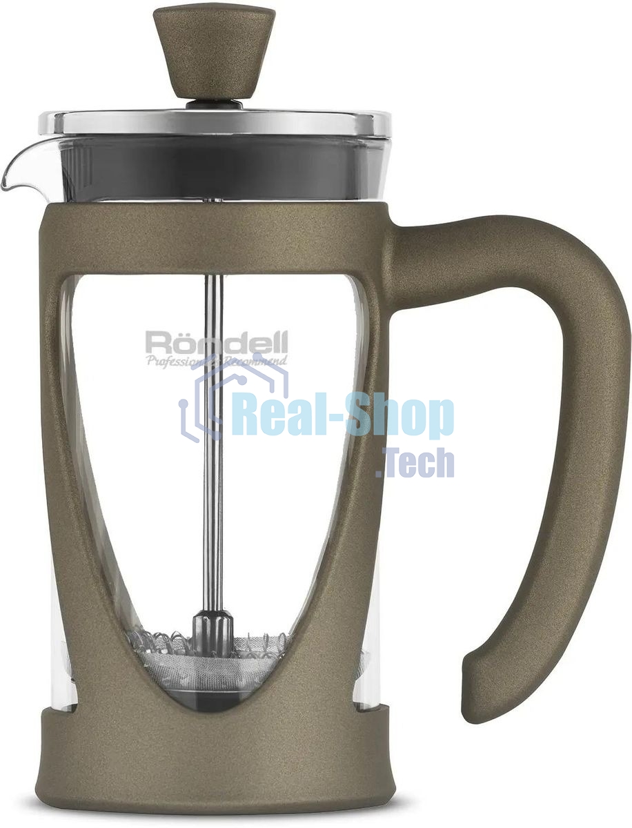 Френч-пресс Rondell Impressia Bronze RDS-1258, 0.35л, бронзовый