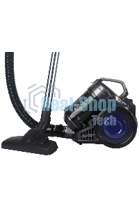 Пылесос Supra VCS-2410 синий/черный, 380/2200 Вт, уборка сухая, пылесборник контейнер, 1.5 л