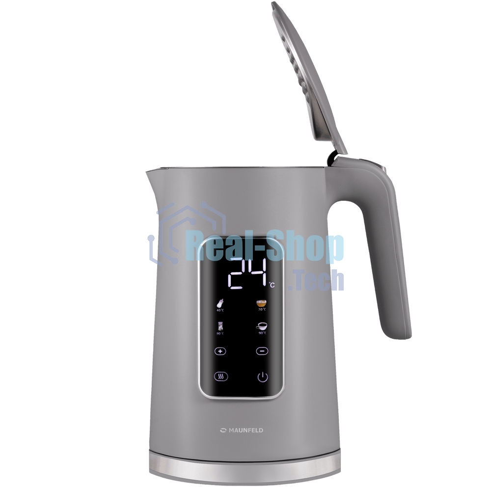 Чайник электрический Maunfeld MGK-635DGR серый, 1,7 л, 2200 Вт