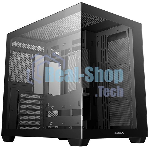 Компьютерный корпус Deepcool CG530 черный без БП ATX 2x120мм 2x140мм 2xUSB 2.0 1xUSB 3.0 audio bott PSU