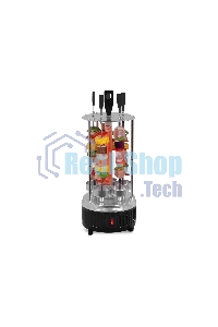 Шашлычница электрическая BQ BBQ1000 черный/стальной