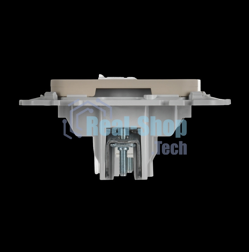 Розетка компьютерная RJ45 категория 5Е UTP РК5е-1-0-ФлЛ льняной FLITE