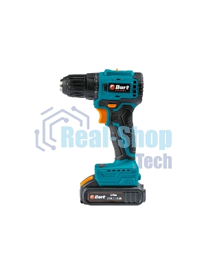 Дрель-шуруповерт Bort BAB-21-BLK, Аккумуляторная, 21В, 2 АКБ, Кейс
