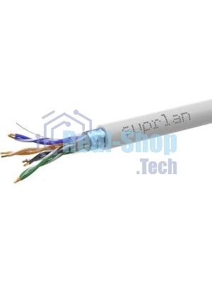 Кабель информационный Suprlan Median 01-1033-1, cat.5e FTP 4X2X24AWG PVC внутренний 305м, серый