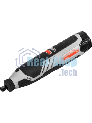 Прямошлифовальная машина (гравер) ИНТЕРСКОЛ АГМ-12Э аккум. АПИ-Т (Li-ion, кейс, 2 аккум., 2,0 Ач, ЗУ, набор 58 пр.)