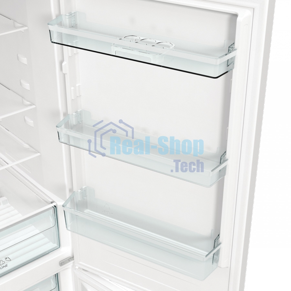Холодильник Gorenje NRK619EEW4 белый двухкамерный 203/99л морозилка снизу, No Frost