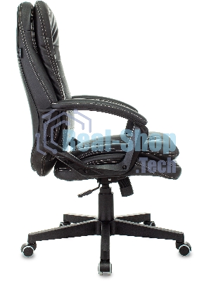 Кресло Бюрократ T-9950LT/BLACK черный, экокожа