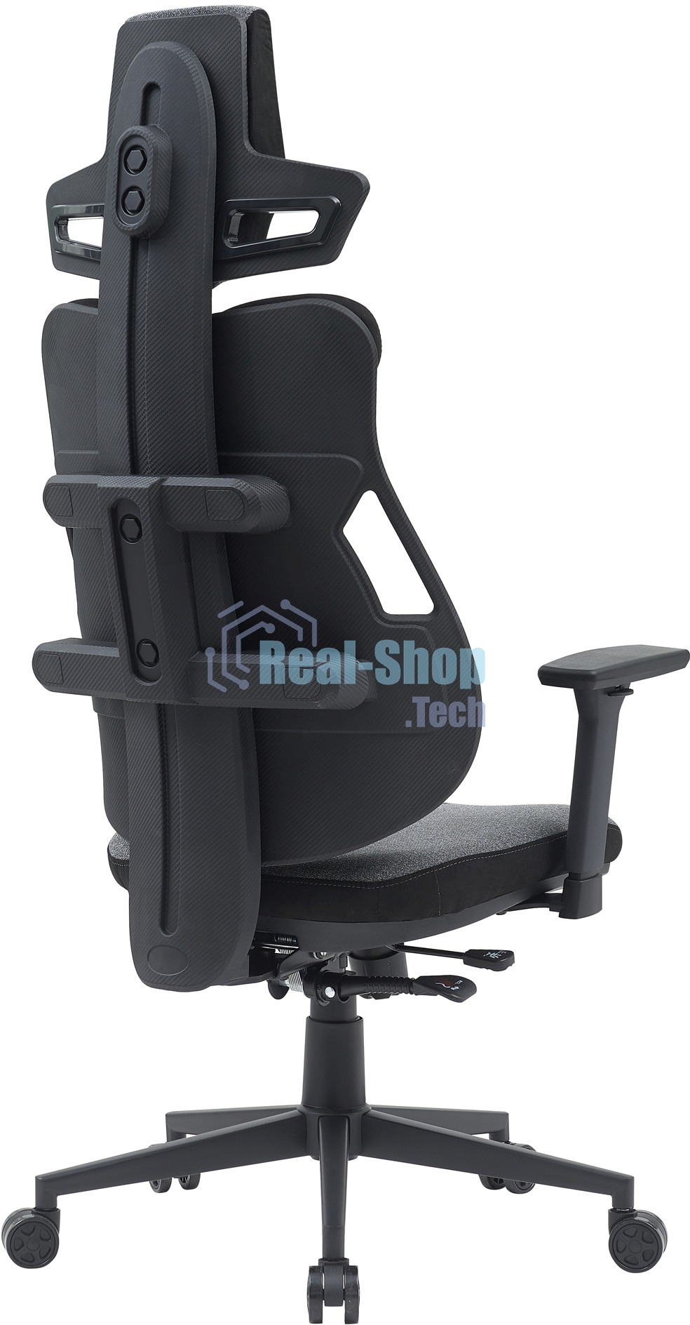 Кресло компьютерное Cactus CS-CHR-DUO-GYBK серый/черный