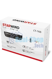 Ресивер DVB-T2 Starwind CT-160 черный