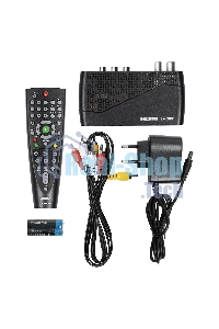 Приставка для цифрового ТВ BBK SMP028HDT2 черный, DVB-T2, DVB-T, HDMI, USB 2.0