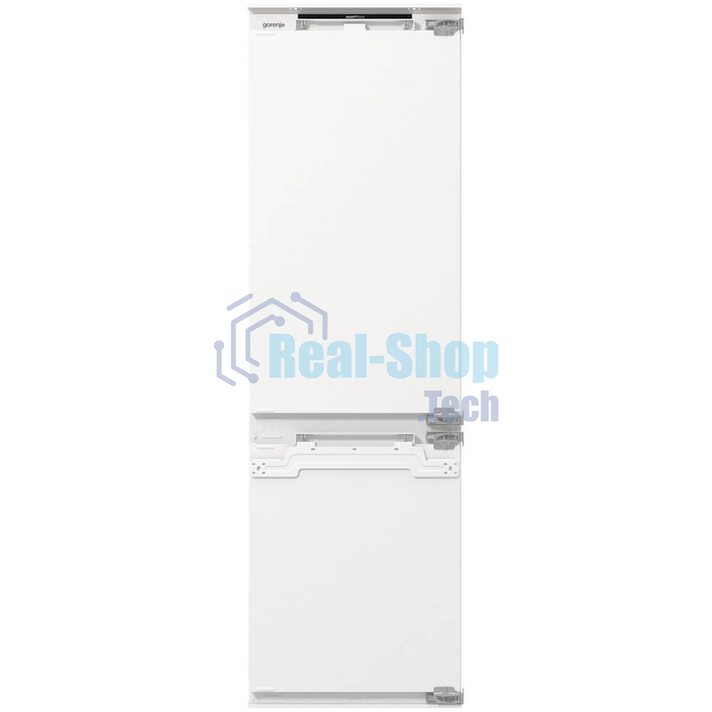 Встраиваемый холодильник Gorenje NRKI517142, полезный объем 243 л, электронное управление, цифровой дисплей, автоматическое размораживание No Frost, быстрое замораживание, интенсивное охлаждение, зона свежести с контролем влажности, слайдерное крепление, энергоэффективность А+