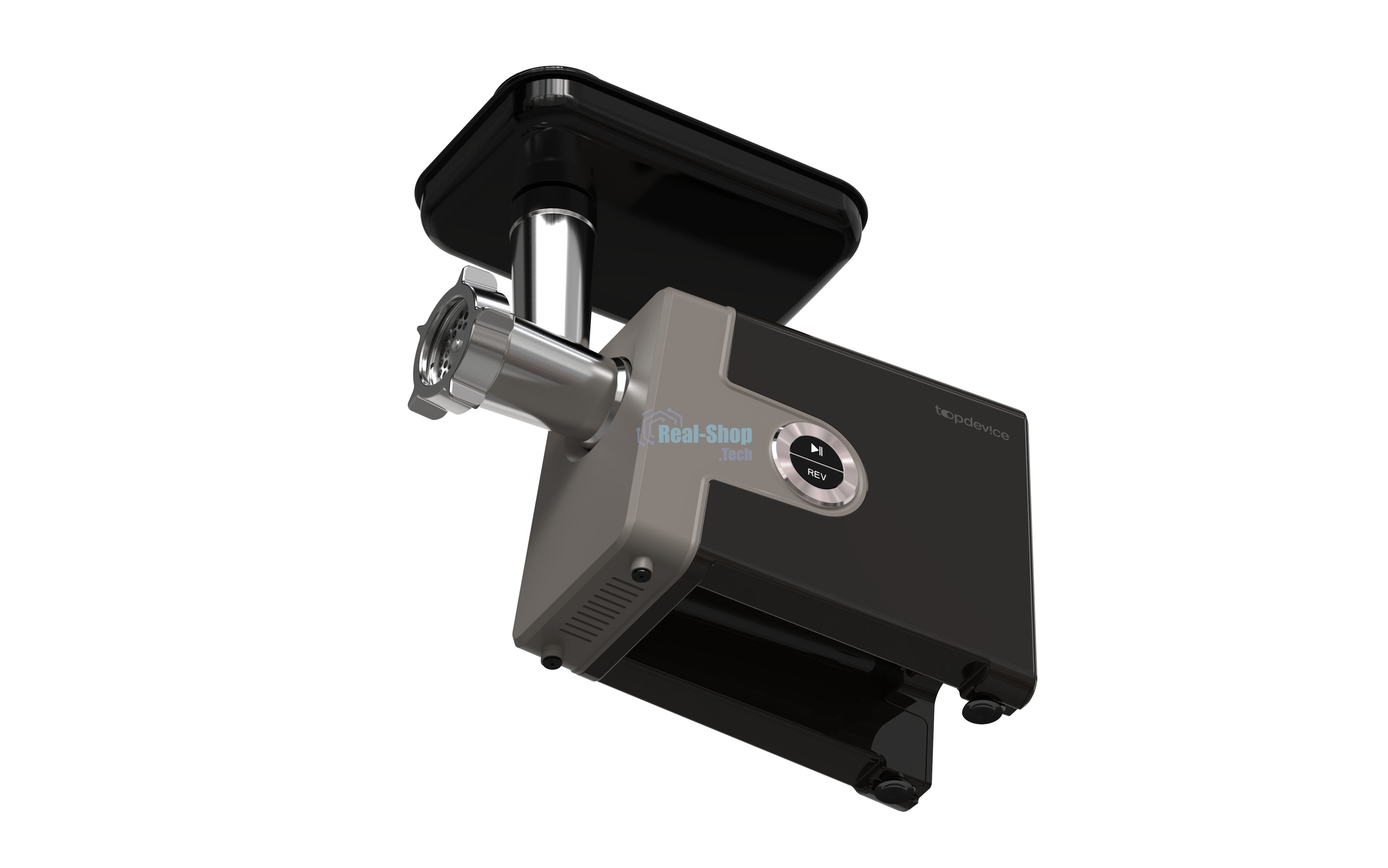 Мясорубка электрическая Topdevice TDMG107 коричневый, 1800 Вт, 2 кг/мин, реверс, насадки - 6