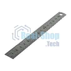 Линейка измерительная Sparta 150 мм, металлическая