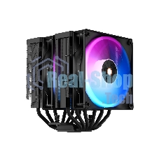 Кулер Ocypus Delta A62 BK ARGb черный 120мм алюминий+медь 2000rpm 29db 4-pin 260W 156мм
