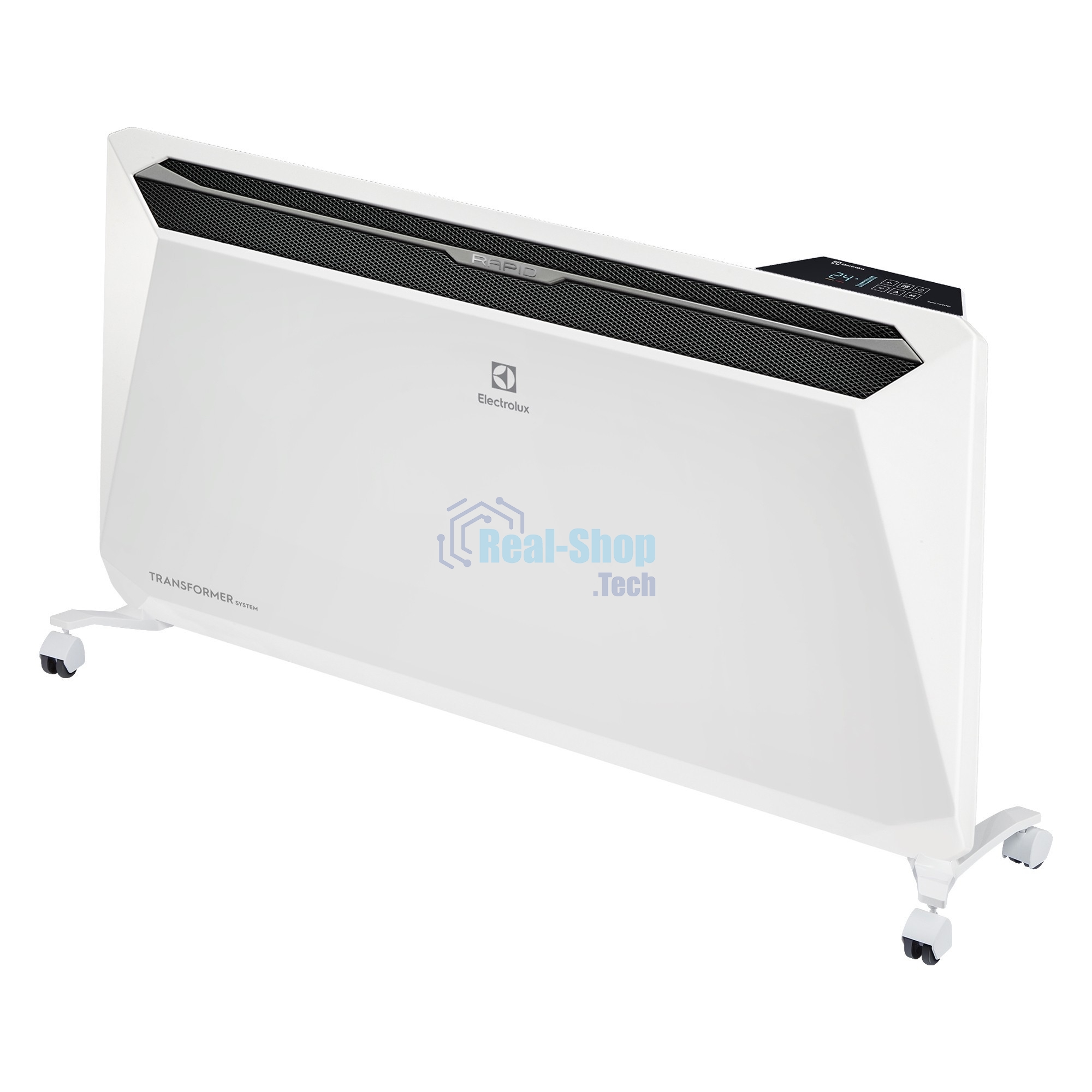 Комплект Electrolux Rapid Transformer с блоком управления и шасси ECH/R-2500 T-TUI4 белый, 2500 Вт, 30 м2, термостат, дисплей