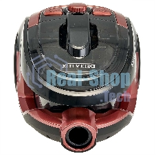 Пылесос DELTA LUX DE-3501 СУПЕР-ЦИКЛОН, черный с терракот