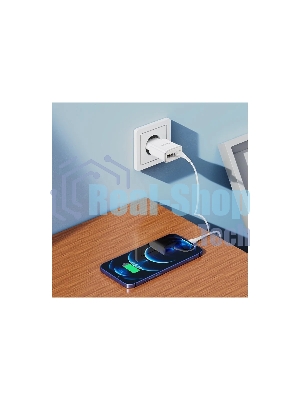 Блок питания (сетевой адаптер) HOCO C88A Star два порта USB, 2.4A, 10.8W белый