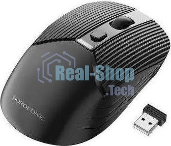 Мышь беспроводная BOROFONE (6974443382990) BG5 черный