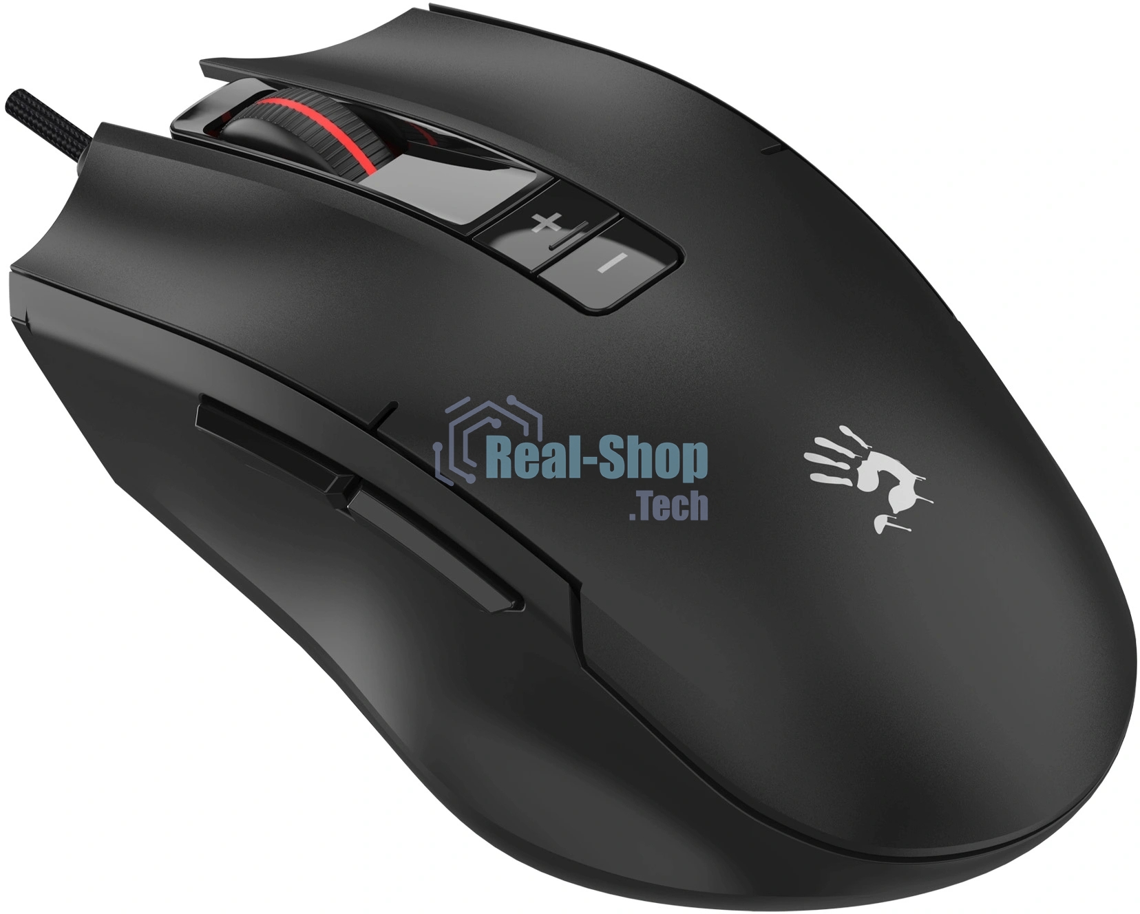Мышь проводная A4Tech Bloody ES8 черный, 6000 dpi, USB, кнопки - 7