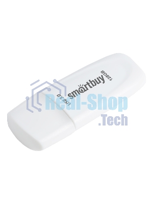 Флешка USB Smartbuy Scout white (SB128GB3SCW), 128Gb, USB 3.0, R/W 100/40, белый