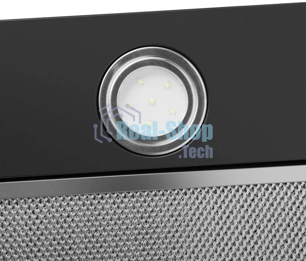 Вытяжка встраиваемая Maunfeld Trapeze 602M черный, 60 см, 1150 куб. м/ч, 54 дБ