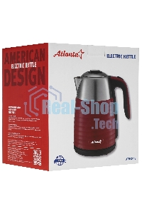 Чайник электрический Atlanta ATH-2445 bordo