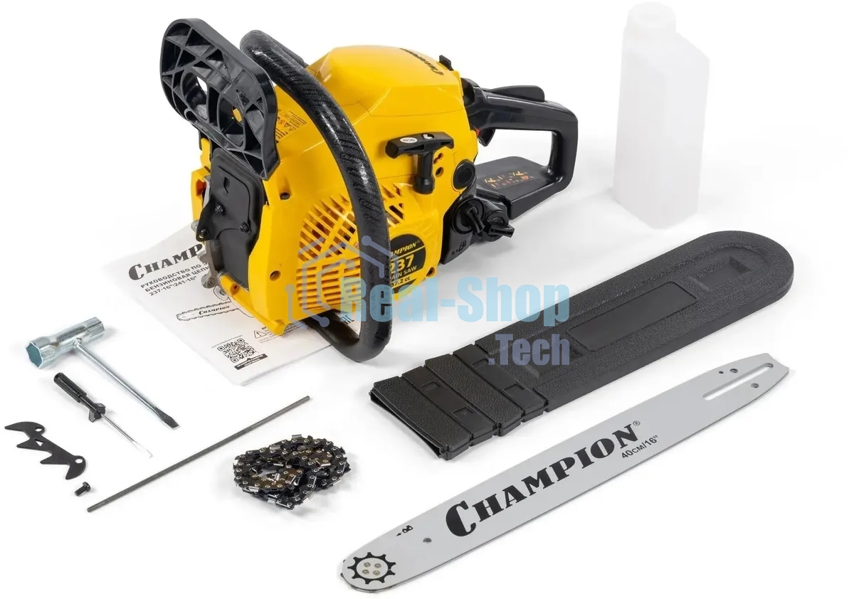 Цепная пила Champion PN237-16 1.5Вт 2л.с. дл.шины:16