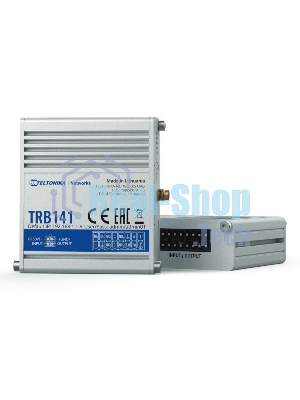 Промышленный LTE шлюз Teltonika TRB141 industrial rugged GPIO LTE gateway 4G (LTE) cat1/3G/digital i/o