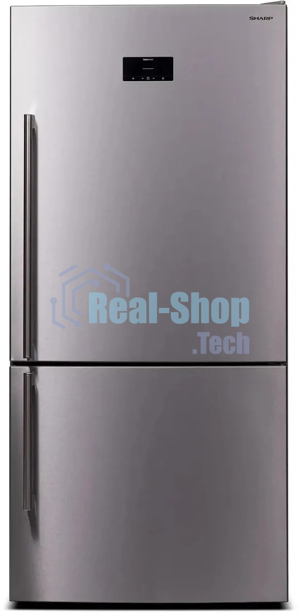 Холодильник Sharp SJ653GHXI52R серебристый двухкамерный 400/164 л морозилка снизу, No Frost