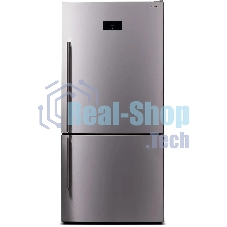 Холодильник Sharp SJ653GHXI52R серебристый двухкамерный 400/164 л морозилка снизу, No Frost