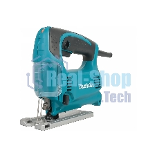 Лобзик электрический Makita 4329 Лобзик,в\рук, 450Вт,500-3100об\м,ход-18мм,рез-65мм,1.9кг,кор,маятн,Al подошва