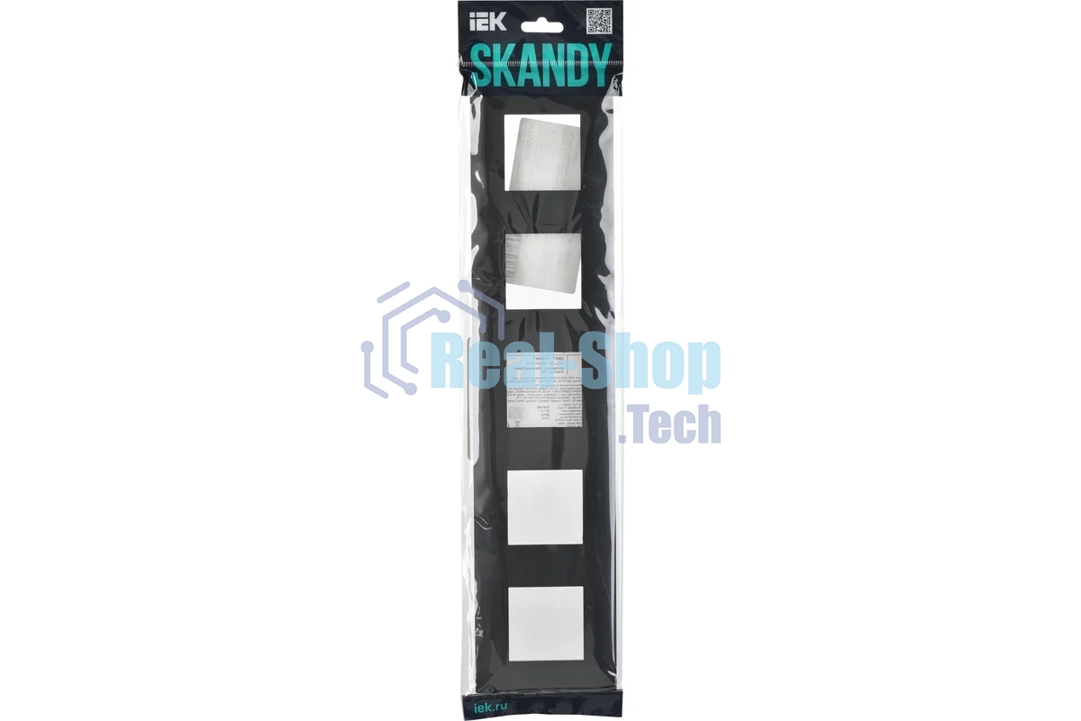 Рамка 5-местная IEK SKANDY SK-F05G (SK-M52-K53) графит