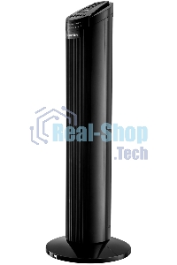 Колонный вентилятор BRAYER BR4958BK, механ.упр.,пульт ДУ,вращение90°,мощ-ть50Вт,защита от перегрева