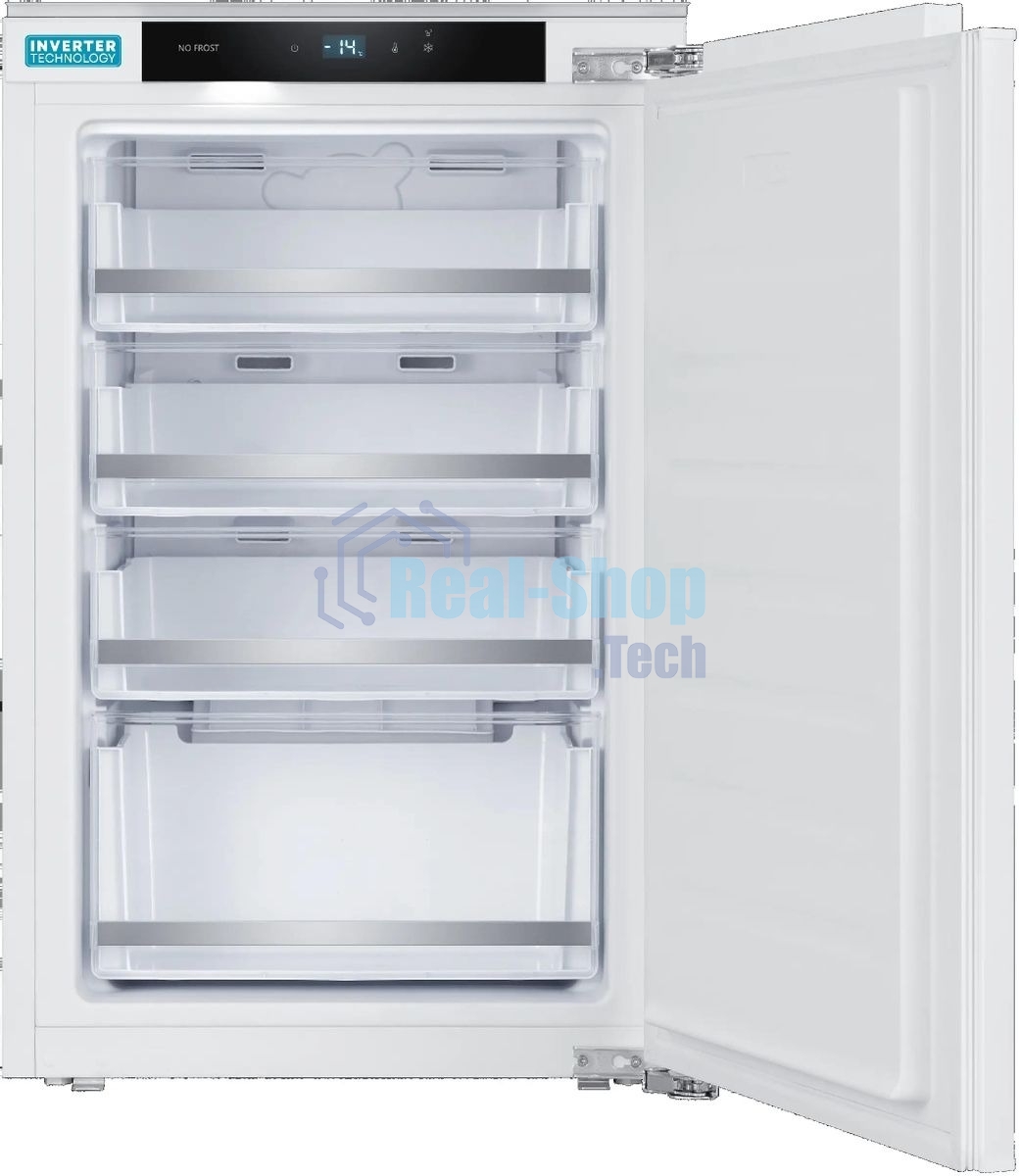 Морозильная камера Korting KSFI 1078 белый, 82л, 4 ящика