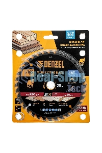 Пильный диск по дереву Denzel ф165 х 20 мм, 36 зубьев 733247