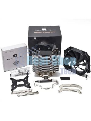 Устройство охлаждения(кулер) Thermalright Assassin King 120 Mini Soc-AM5/AM4/1151/1200/2066/2011/1700 черный 4-pin 25.2dB Al+Cu 980gr Ret (AK120-MINI-V2)
