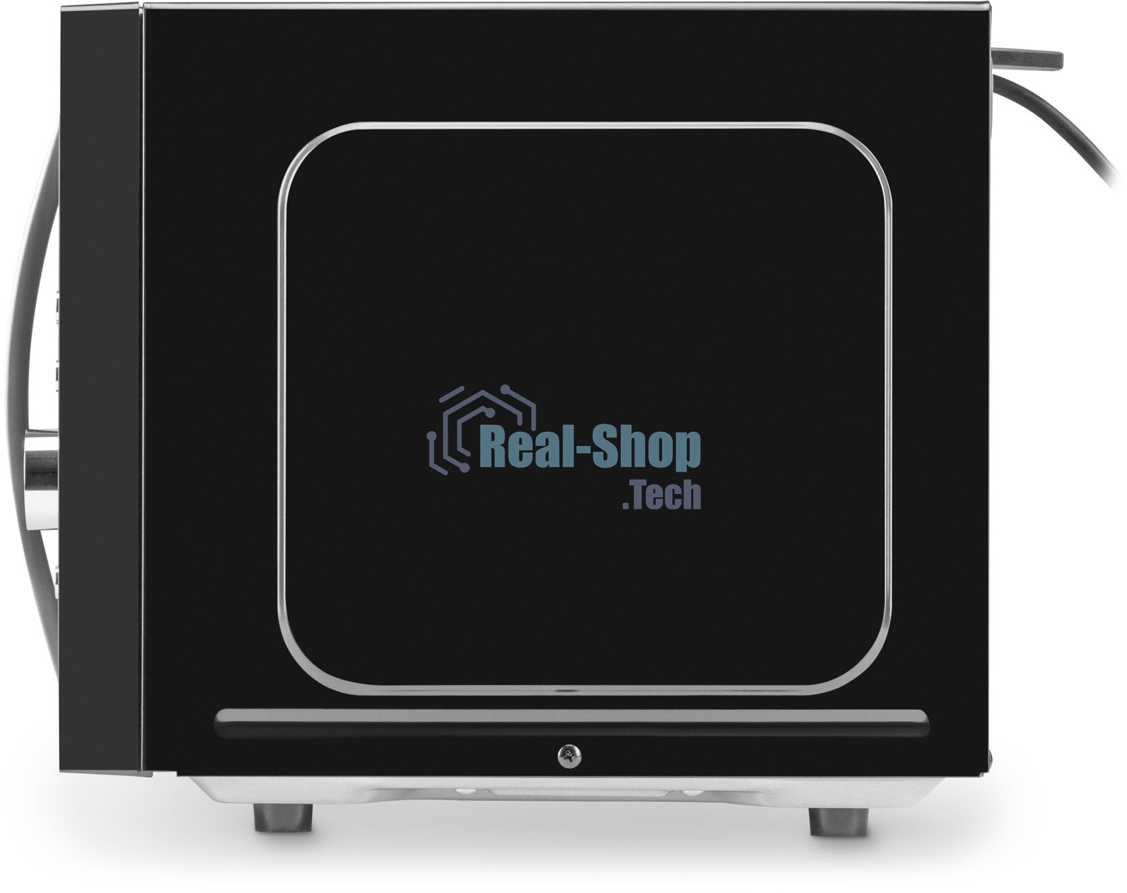 Микроволновая печь Hyundai HYM-D2078 черный/серебристый, 23 л, 800 Вт, кнопки, поворотный механизм