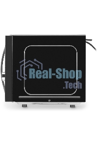 Микроволновая печь Hyundai HYM-D2078 черный/серебристый, 23 л, 800 Вт, кнопки, поворотный механизм