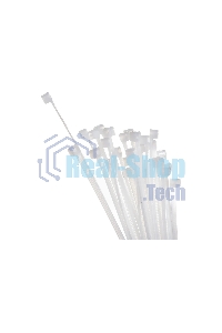 Нейлоновые стяжки Fortisflex КСС 3х200 мм белый 100 штук