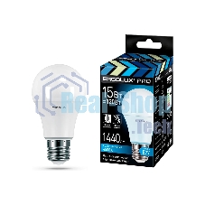 Лампа светодиодная ERGOLUX (14763) LED-A60P-15W-E27-4K PRO