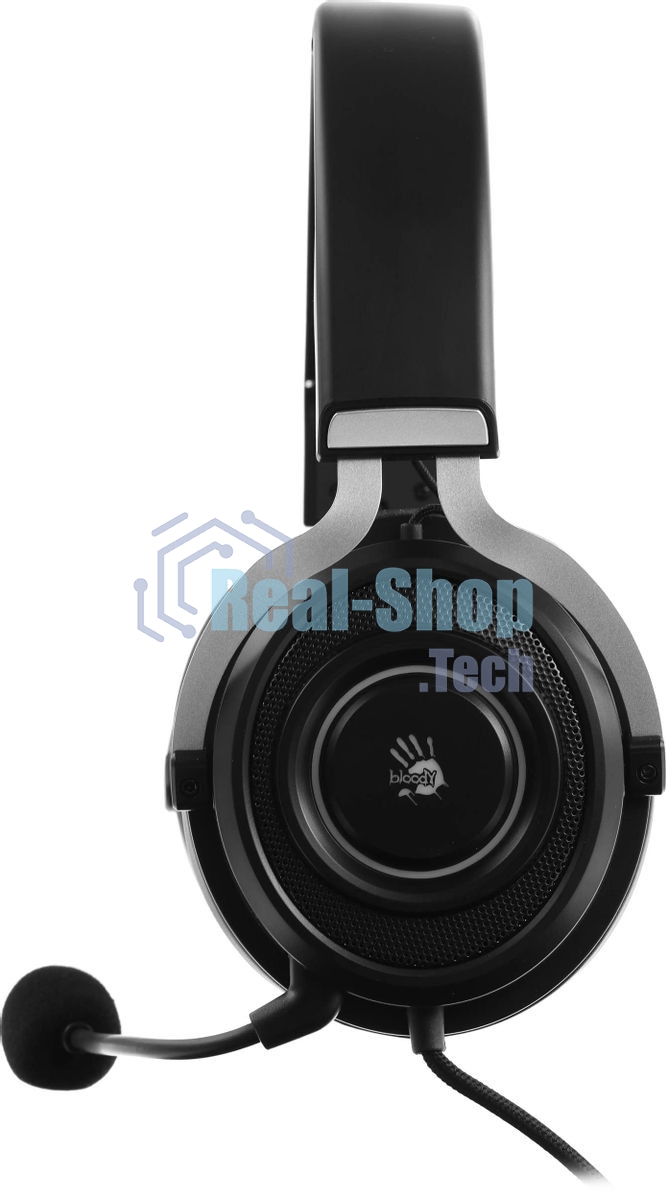 Гарнитура Bloody G535P чёрный/серебристый, проводная, подсветка