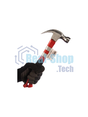 Молоток-гвоздодер Matrix ''optimal'' 450 г, фибергласовая обрезиненная рукоятка